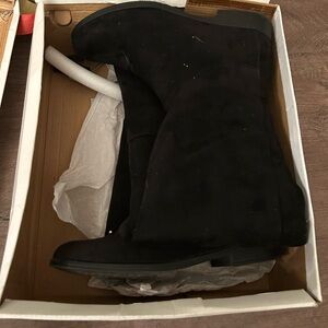 Black Suede Boots
